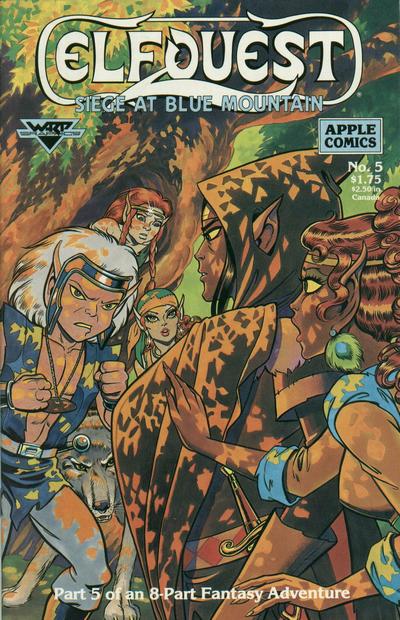 Elfquest Siege at Blue Mountain #5 Apple Comics (1987)