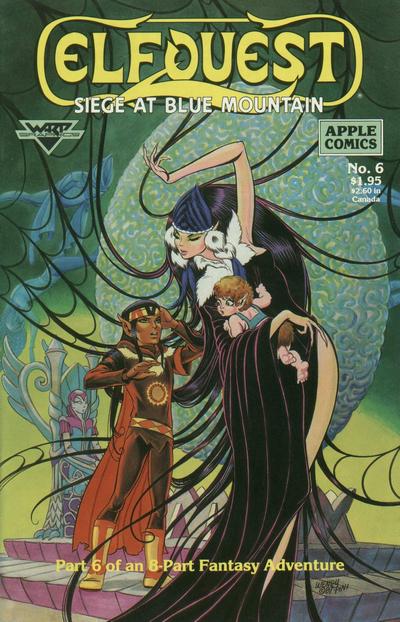 Elfquest Siege at Blue Mountain #6 Apple Comics (1987)