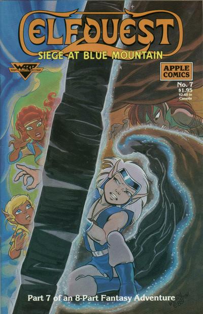 Elfquest Siege at Blue Mountain #7 Apple Comics (1987)