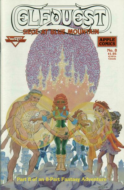 Elfquest Siege at Blue Mountain #8 Apple Comics (1987)