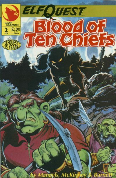 Elfquest Blood of Ten Chiefs #2 Warp Graphics (1993)