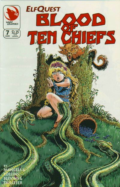 Elfquest Blood of Ten Chiefs #7 Warp Graphics (1993)