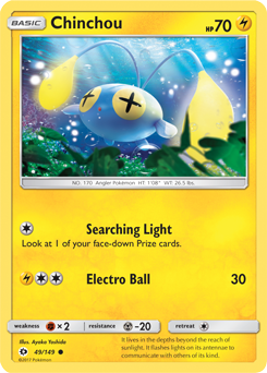 Sun & Moon 049/149 Chinchou