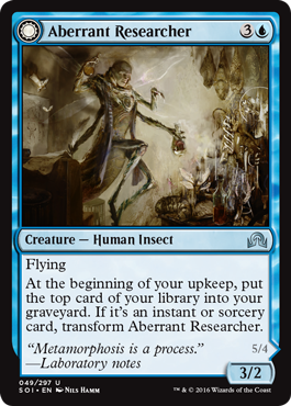 Shadows Over Innistrad 049/297 Aberrant Researcher/Perfected Form