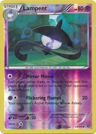 Steam Siege 049/114 Lampent (Reverse Holo)