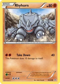 Generations 49/83 Rhyhorn