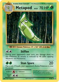 Evolutions 004/108 Metapod