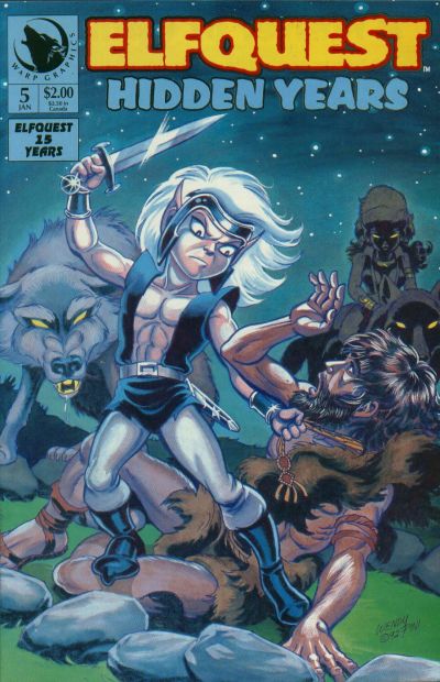 Elfquest Hidden Years #5 Warp Graphics (1992)