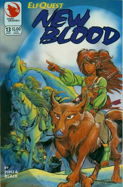 Elfquest New Blood #13 Warp Graphics (1992)