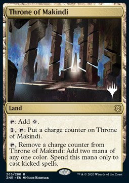 Zendikar Rising 265/280 Throne of Makindi (Silver Stamped)