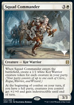 Zendikar Rising 041/280 Squad Commander (Silver Stamped)