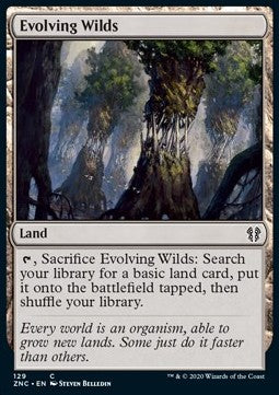 Zendikar Rising Commander 129 Evolving Wilds