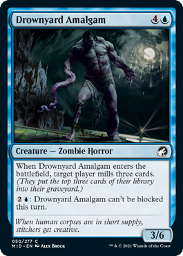 Innistrad: Midnight Hunt 050/277 Drownyard Amalgam