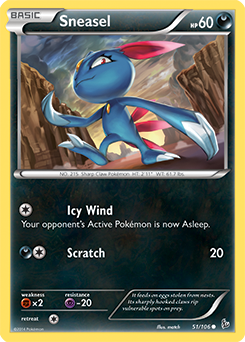 Flashfire 051/106 Sneasel