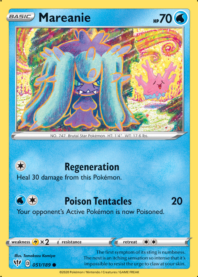 Darkness Ablaze 051/189 Mareanie