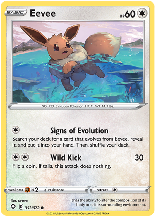 Shining Fates 052/072 Eevee