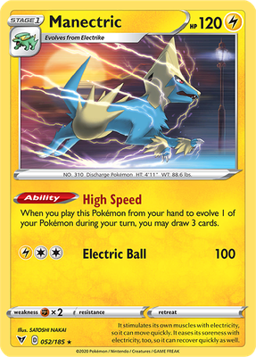 Vivid Voltage 052/185 Manectric