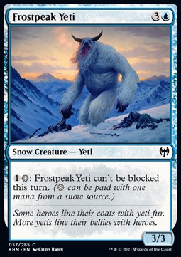 Kaldheim 057/285 Frostpeak Yeti (Foil)