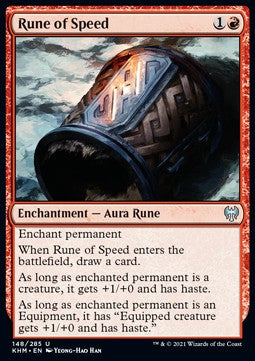 Kaldheim 148/285 Rune of Speed (Foil)