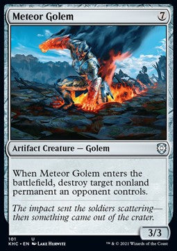 Kaldheim Commander 101 Meteor Golem