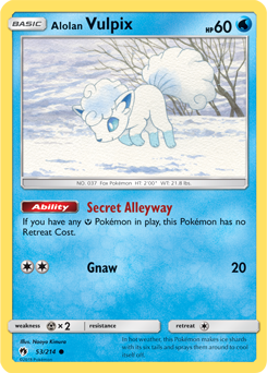 Lost Thunder 053/214 Alolan Vulpix