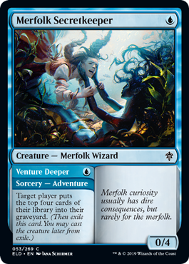 Throne of Eldraine 053/269 Merfolk Secretkeeper