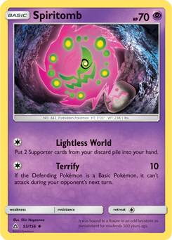 Ultra Prism 053/156 Spiritomb (Reverse Holo)