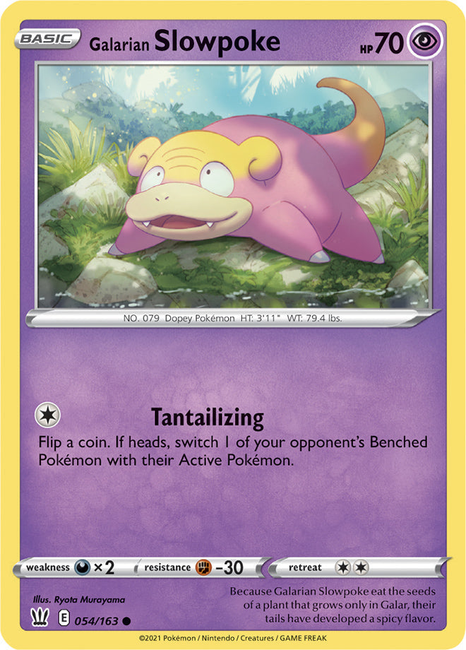 Battle Styles 054/163 Galarian Slowpoke