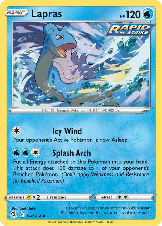 Fusion Strike 054/264 Lapras