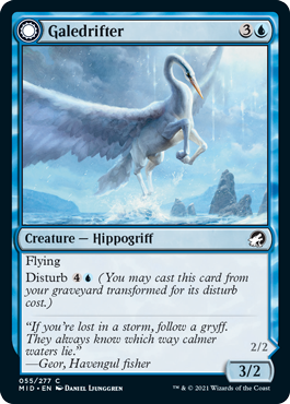 Innistrad: Midnight Hunt 055/277 Galedrifter//Waildrifter