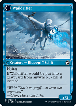 Innistrad: Midnight Hunt 055/277 Galedrifter//Waildrifter