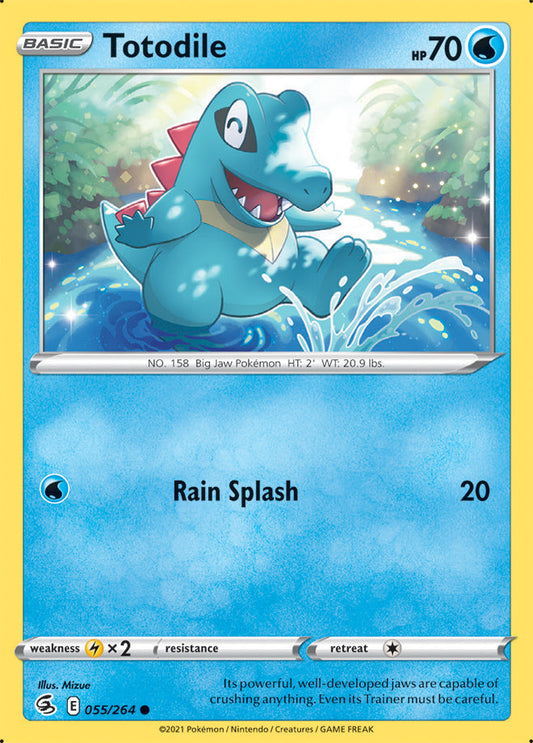 Fusion Strike 055/264 Totodile