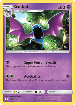 Sun & Moon 055/149 Golbat