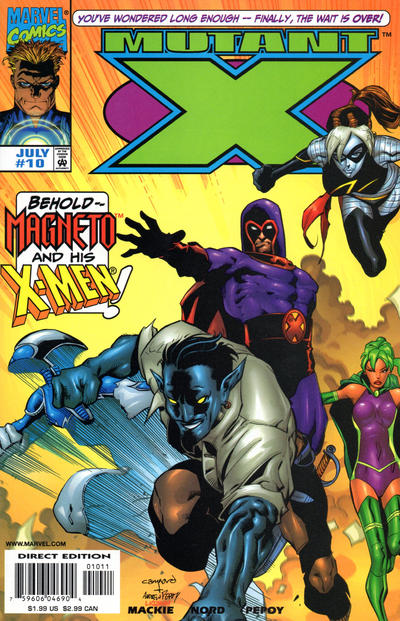 Mutant X #10 Marvel Comics (1998)