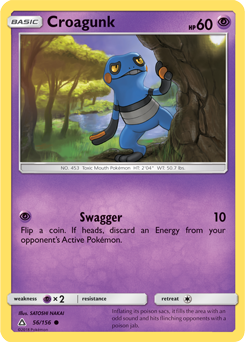 Ultra Prism 056/156 Croagunk