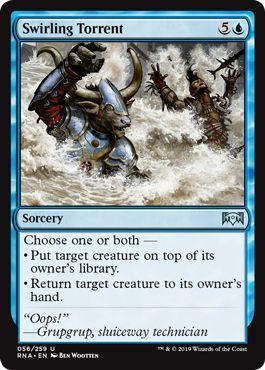 Ravnica Allegiance 056/259 Swirling Torrent