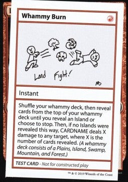 MTG Mystery Booster Playtest Card Whammy Burn