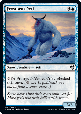 Kaldheim 057/285 Frostpeak Yeti