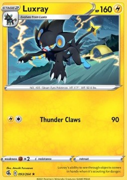 Fusion Strike 093/264 Luxray