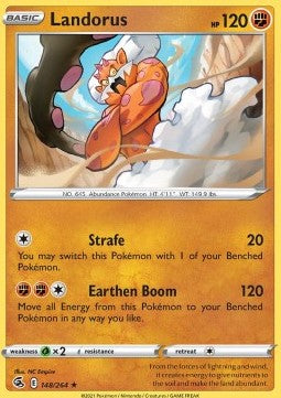 Fusion Strike 148/264 Landorus (Reverse Holo)