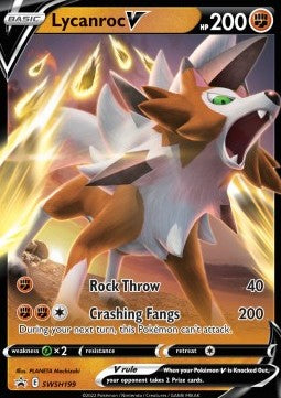 Sword & Shield Promo SWSH199 Lycanroc V