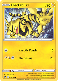 Rebel Clash 058/192 Electabuzz