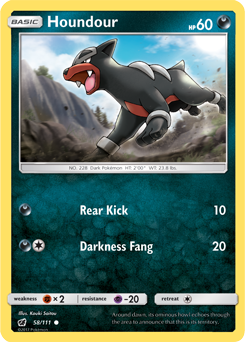 Crimson Invasion 058/111 Houndour