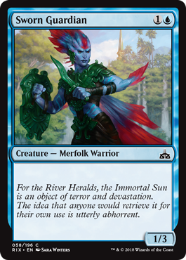 Rivals of Ixalan 058/196 Sworn Guardian