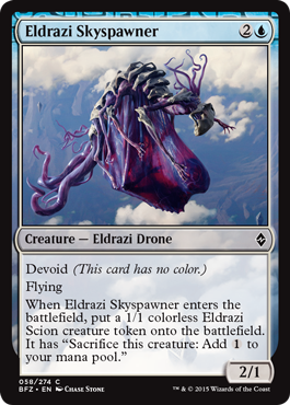 Battle for Zendikar 058/274 Eldrazi Skyspawner