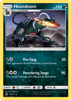 Crimson Invasion 059/111 Houndoom