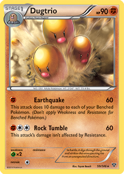 XY Base Set 059/146 Dugtrio