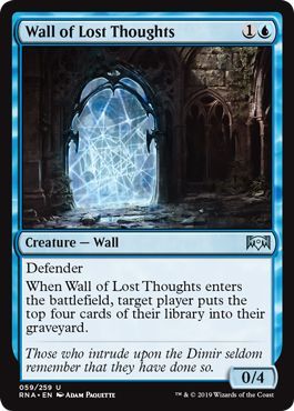 Ravnica Allegiance 059/259 Wall of Lost Thoughts