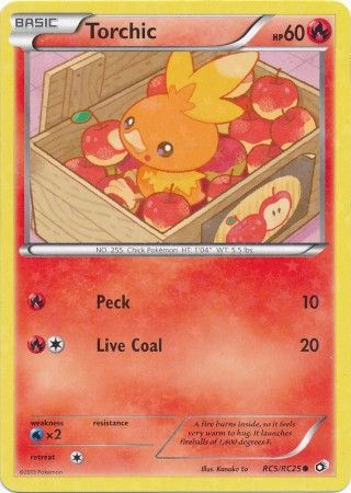 Legendary Treasures Radiant Collection RC05/RC25 Torchic