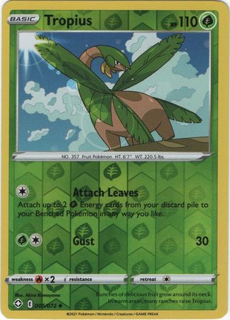 Shining Fates 005/072 Tropius (Reverse Holo)